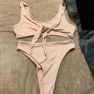 Fourththreeseven multi swim top + bottoms